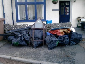 Rubbish collected on 27 February 2011