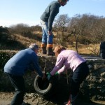 Retrieving the tyres